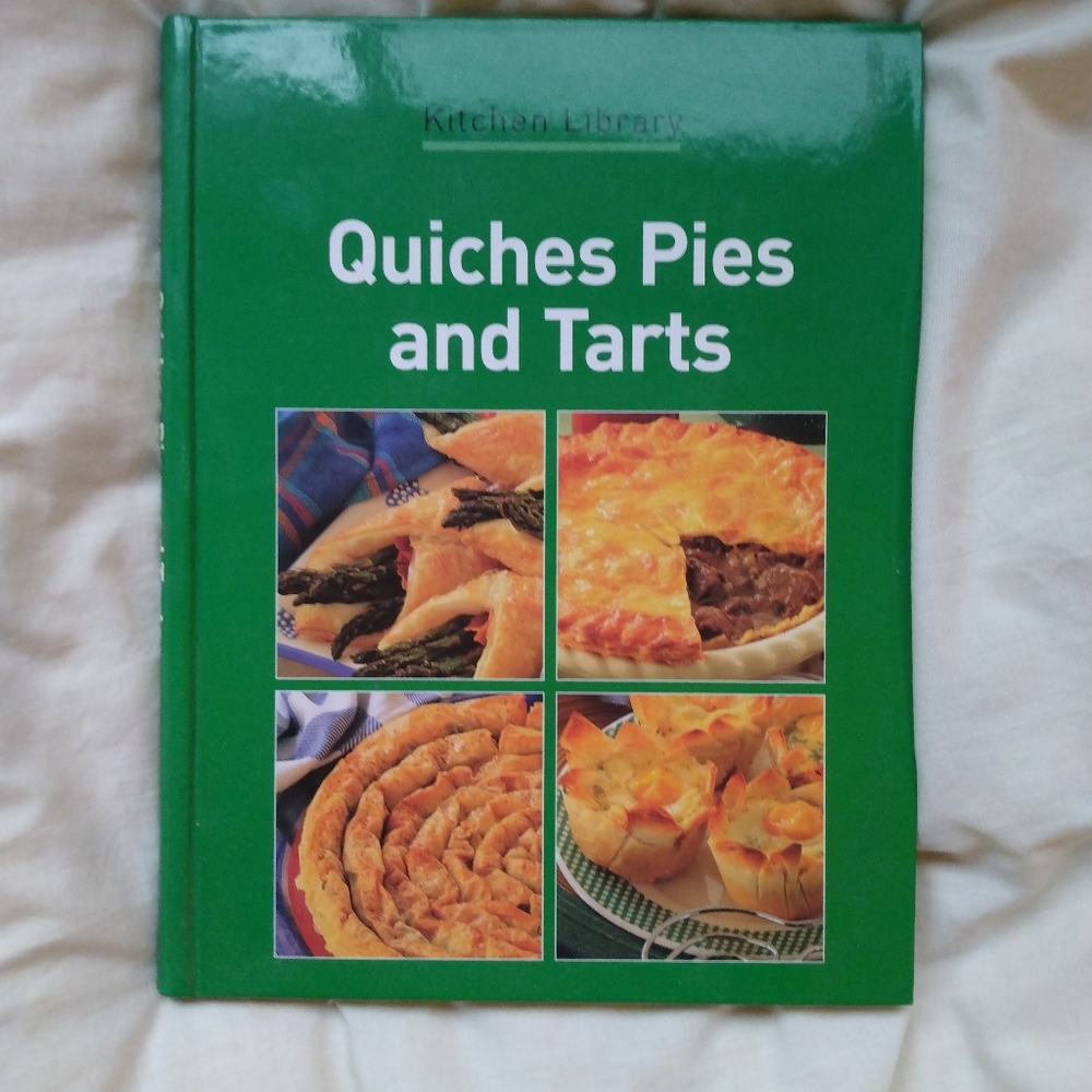 Quiches, Pies and Tarts cookbook free with purchase
